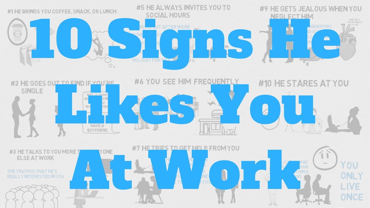 Signs A Male Coworker Likes You