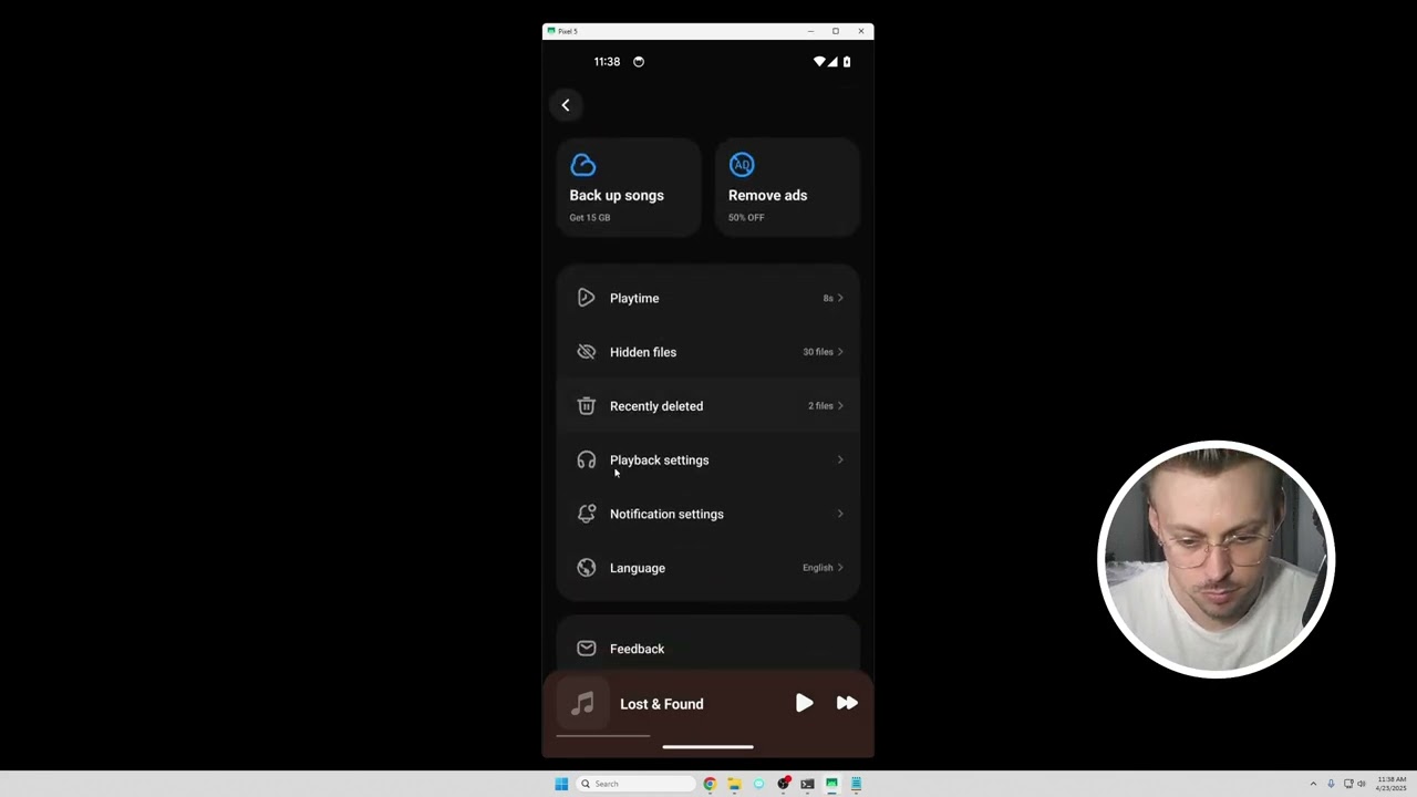 How to enable gapless playback in Lark Player app