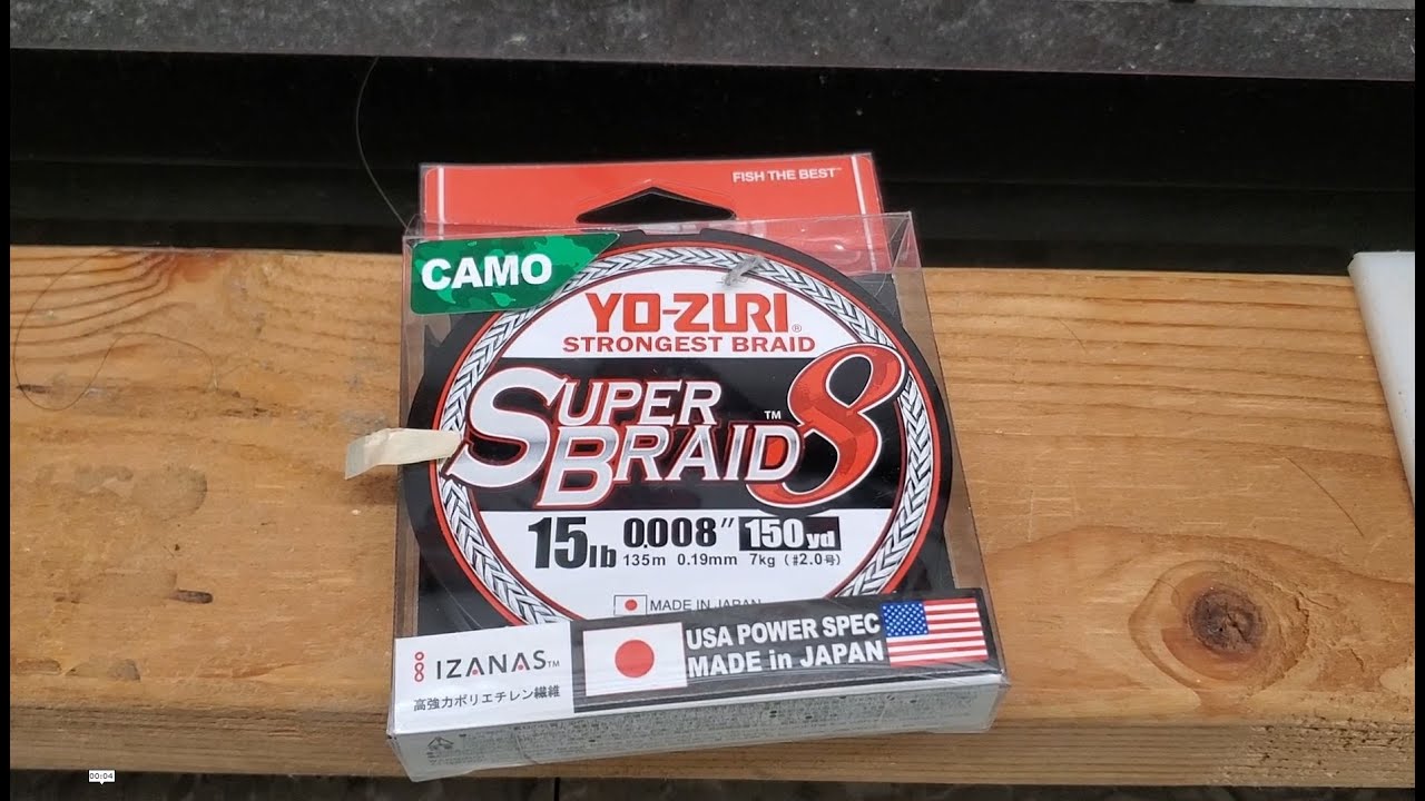 Yozuri Super Braid 8 15lbs ABS and FG Knot test