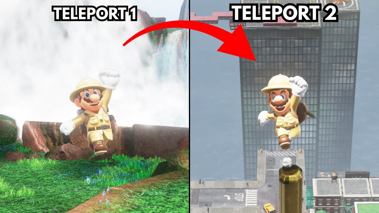 Mario Odyssey, aber ich werde ständig TELEPORTIERT?!