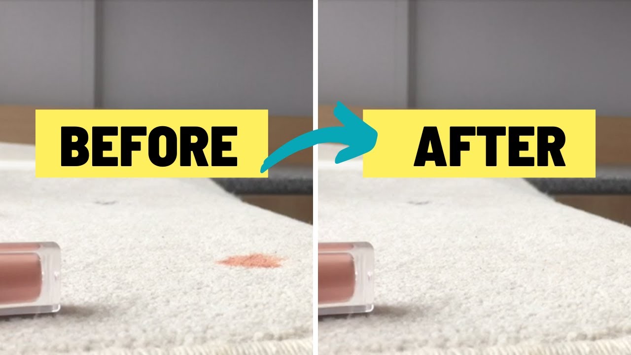 Removing Makeup From Your Carpet - Lip Gloss Removal