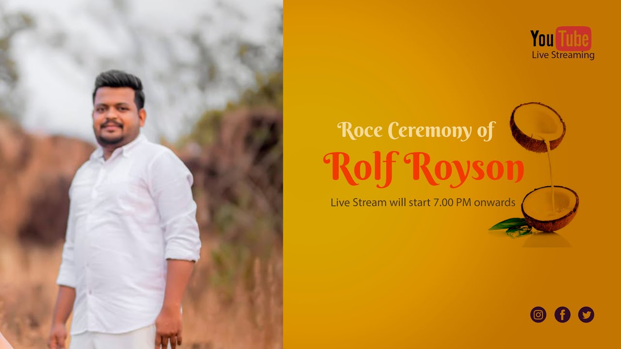 Roce ceremony of Rolf Royson | Live streaming | 01.01.2024