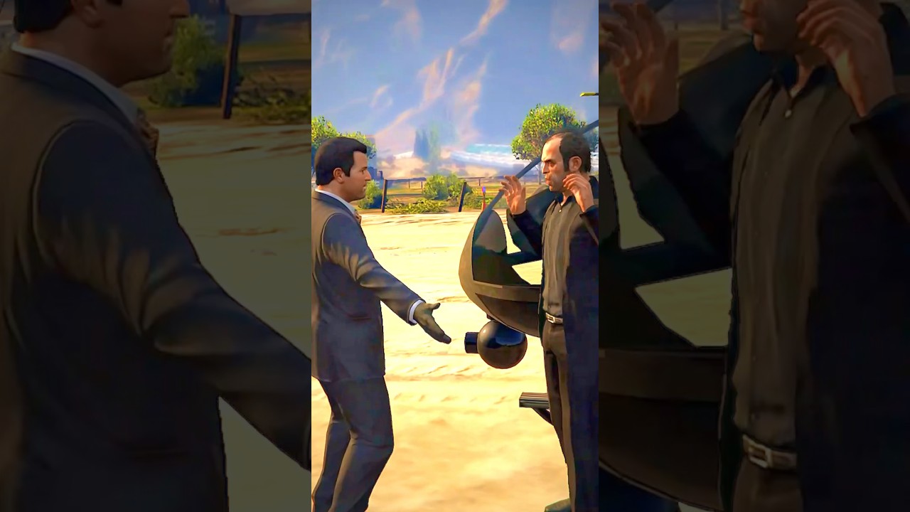 Trevor is the ultimate buzzkill😂 #gta #gtav #thecmshows #gta5 #gtaworld #grandtheftauto #trevor
