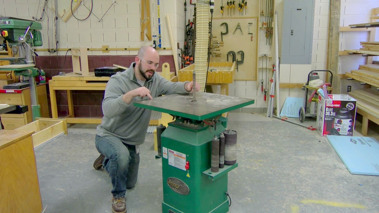 How to use Oscillating Spindle Sander safety