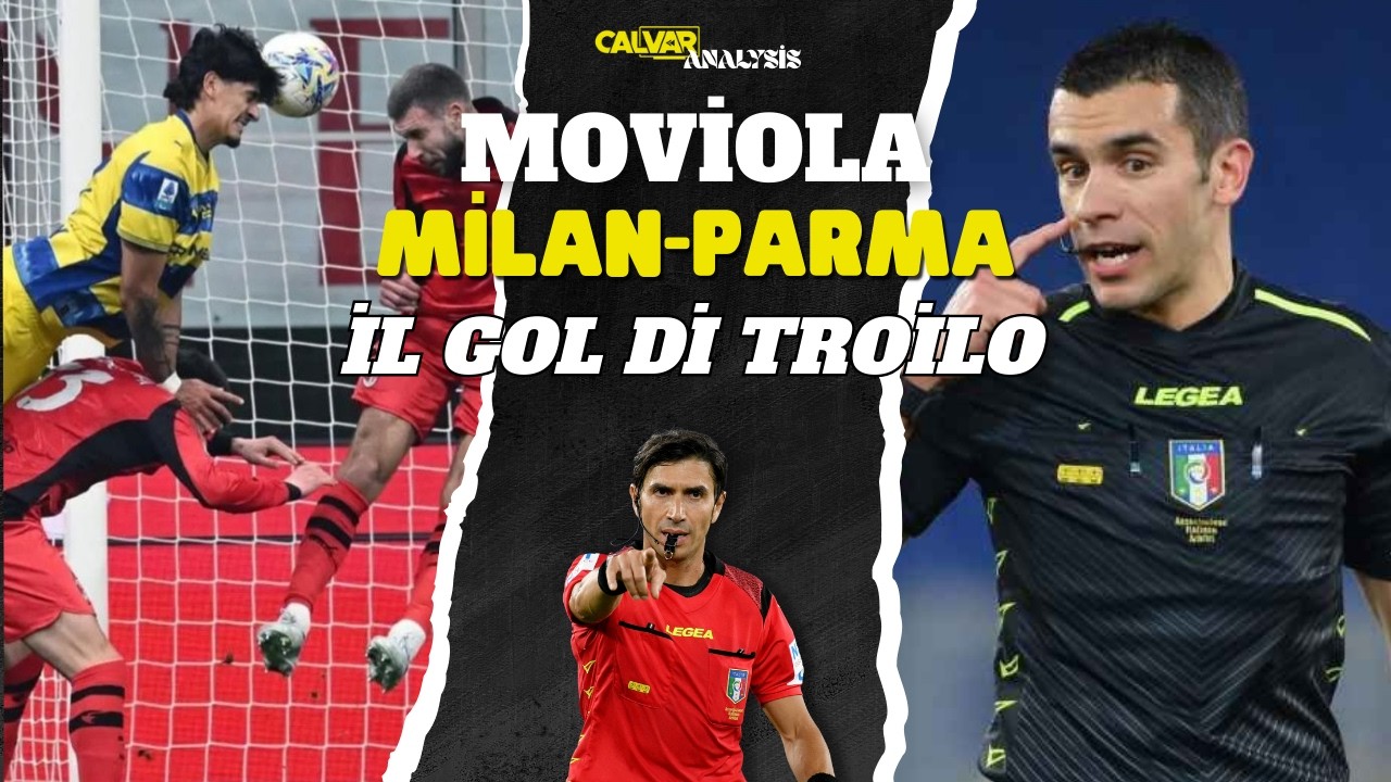 MOVIOLA MILAN-PARMA: ERA REGOLARE IL GOL DI TROILO?