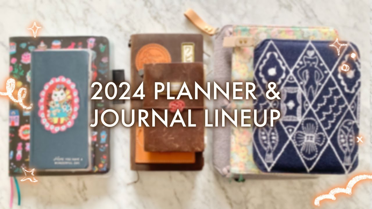 2024 Planner & Journal LINEUP / Hobonichi, Traveler's Notebook, MD Notebook.