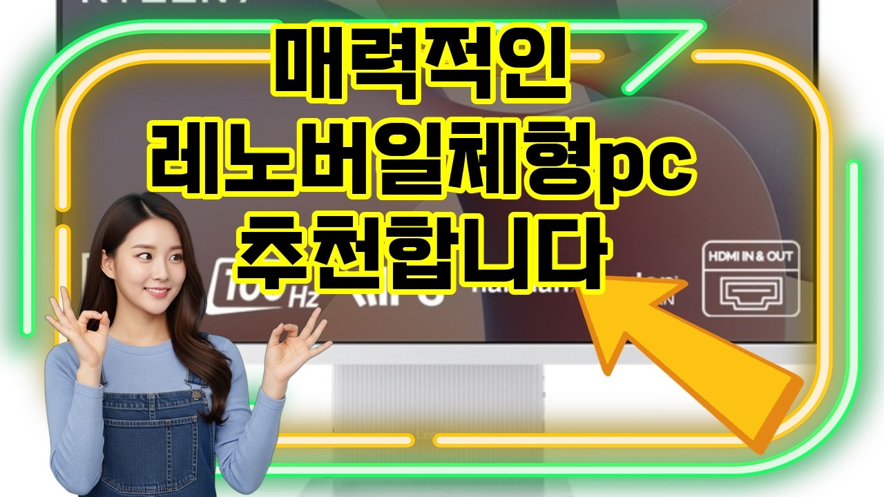 ❤️추천 레노버일체형pc 최신 기술로 무장한 올인원 PC로 스마트한 라이프를 즐겨보세요! 💻✨