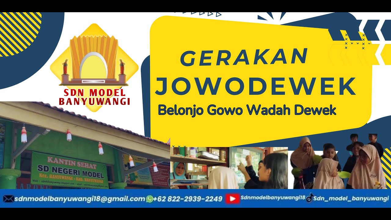 GERAKAN JOWO DEWEK (Belonjo Gowo Wadah Dewek) - SD Negeri Model Banyuwangi