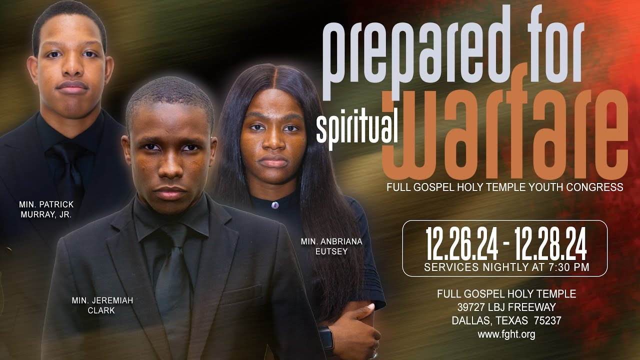 FGHT Dallas: Youth Congress 2024 - Thursday Morning (12-26-24)