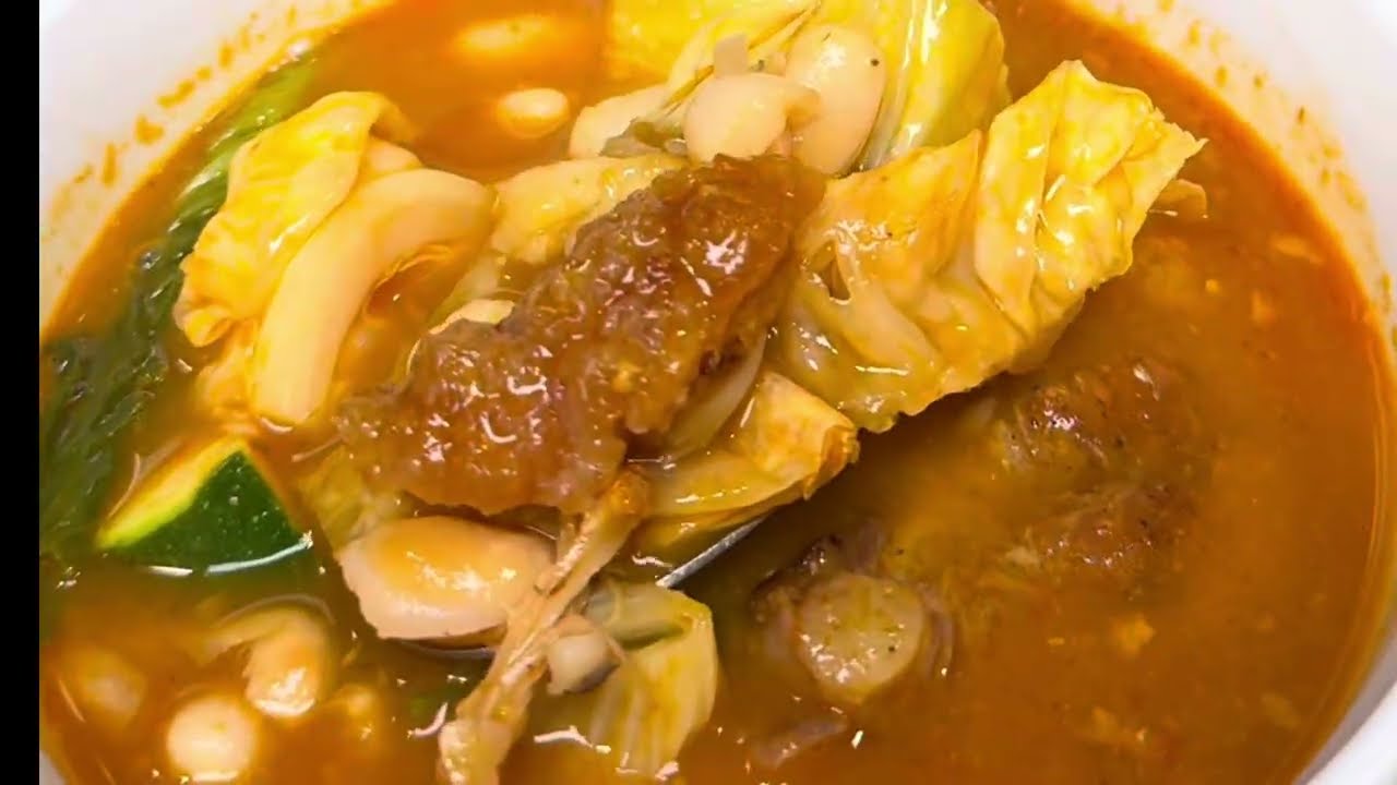 Sopa de Frijoles Blancos #recipe #food #comfortfood 