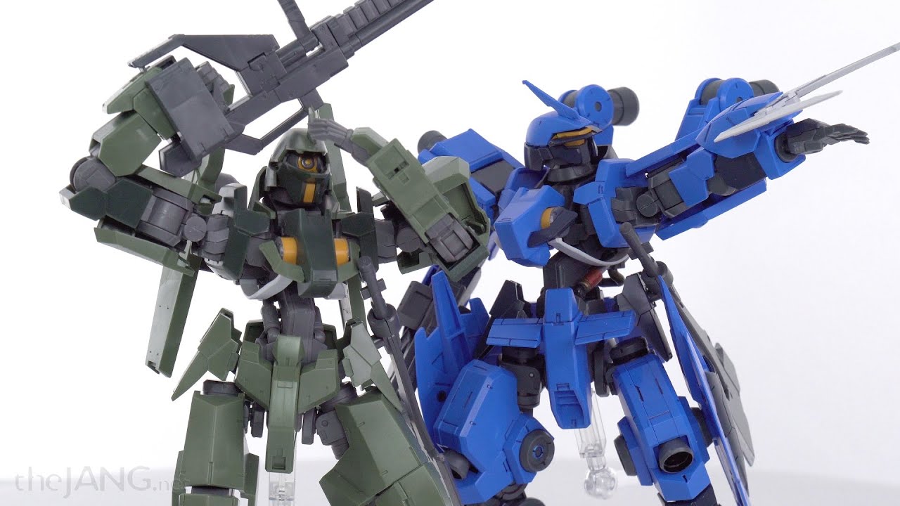 Gundam quick look: NG 1/100 Graze Commander / Standard & McGillis' Schwalbe ver. (IBO)