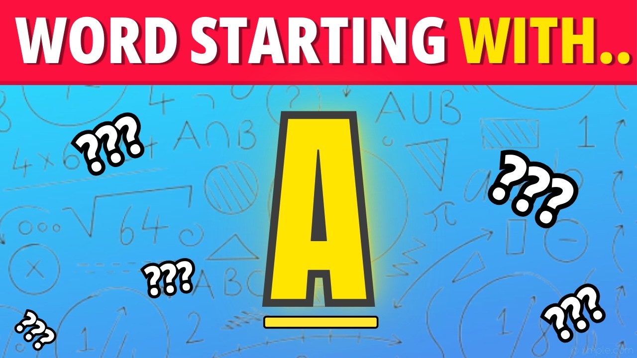 Word Association Quiz Challenge ⚡🧠 Alphabet Quiz Game 😱 ABC Speed Quiz