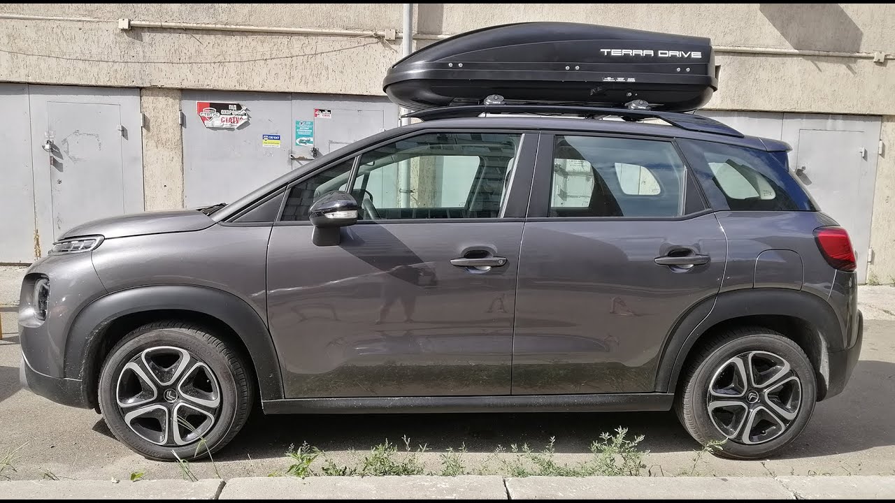 How to Fit roof rack bars with railing for Citroen C3 Aircross Turtle Air1