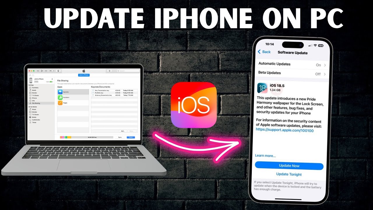 How To Update iPhone On PC & Laptop Windows - Full Guide