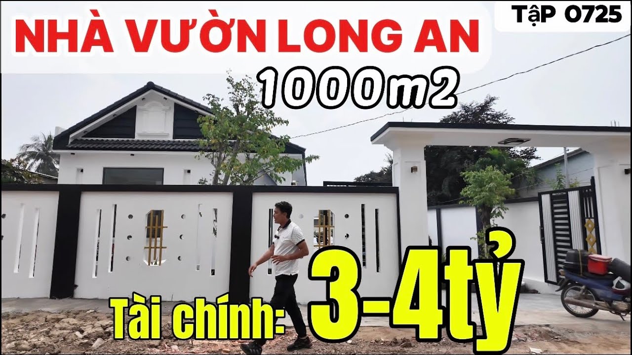 Tập 0625 Nhà vườn Long An gần 1000m2 giá quá hợp lý, tài chính 3-4tỷ xem ngay | Nhà vườn 365