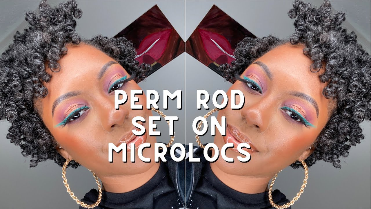 Perm Rod Set On DIY Microlocs| Loc Styles| Two-Strand Twist Microlocs