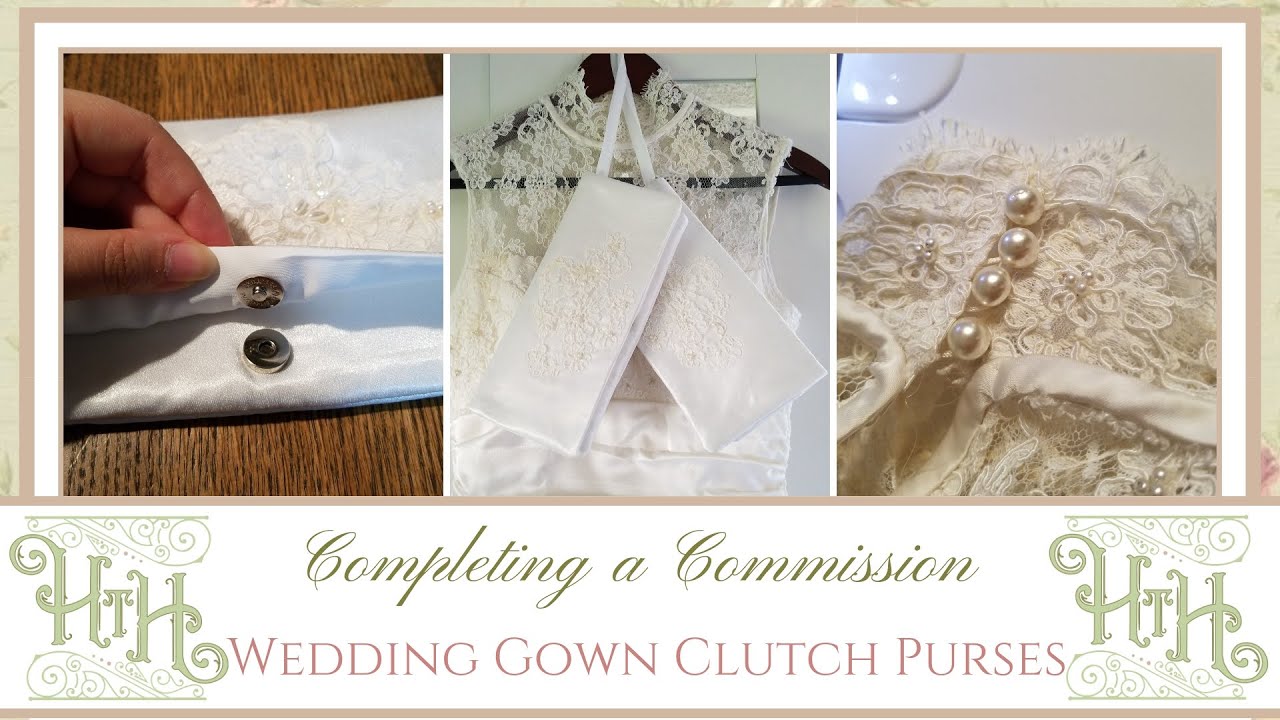 Wedding Gown Clutch Purses | Completing a Commission