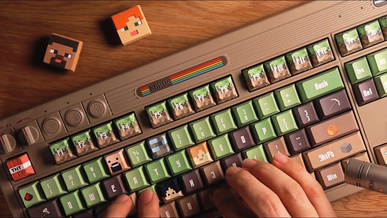 ASMR So Relaxing Minecraft Keyboard Typing Sounds ⌨️