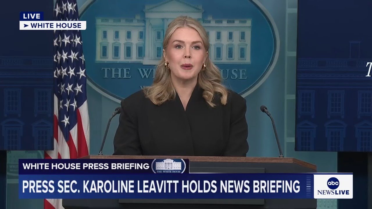 LIVE: White House press briefing