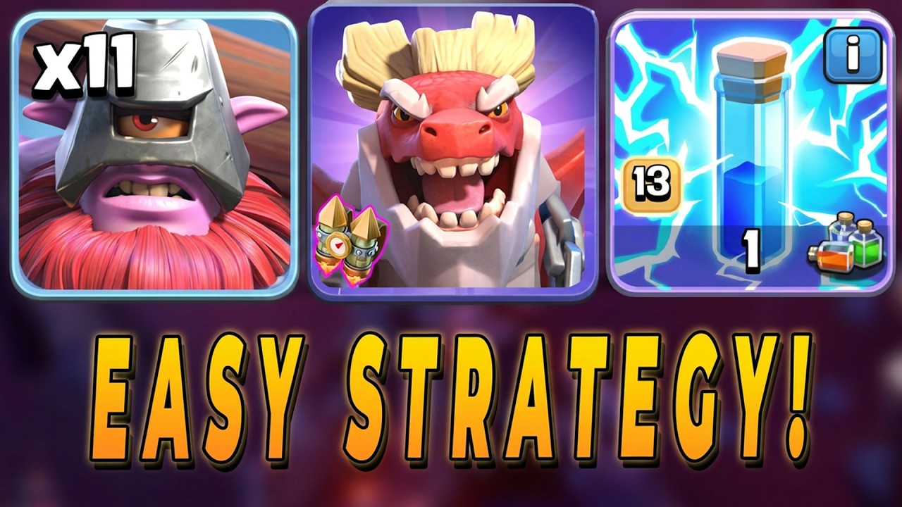 TH18 Easy Ground Strategy | ZapQuake + Rocket Backpack + Throwers | Clash of Clans