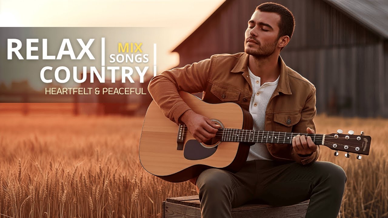 Best Country Love Songs 2025 | Relaxing Sunset Garden Music for Sleep
