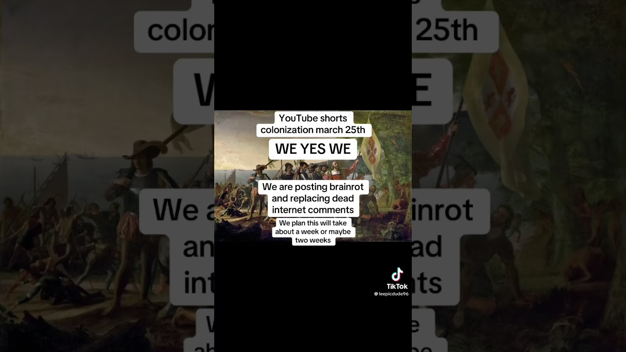 youtube shorts colonization