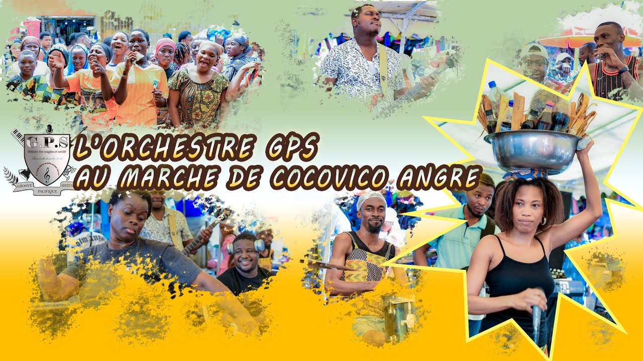 GPS ORCHESTRE LIVE (LA BANDE JOYEUSE) AU MARCHE DE COCOVICO ANGRE