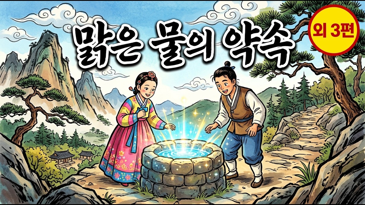 수면영상 ⭐ 한국 전래동화 모음: 버려진 우물의 약속부터 강물에 띄운 돌멩이의 꿈까지 | 잠오는이야기 | 중간광고없는