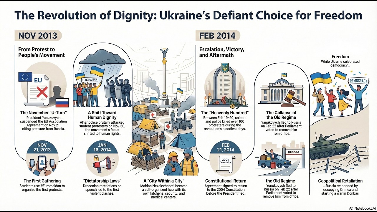 Революция достоинства: дерзкий выбор Украины в пользу свободы. 2013-2014 гг.