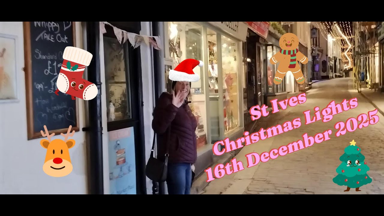 St Ives Christmas Lights 16th December 2025