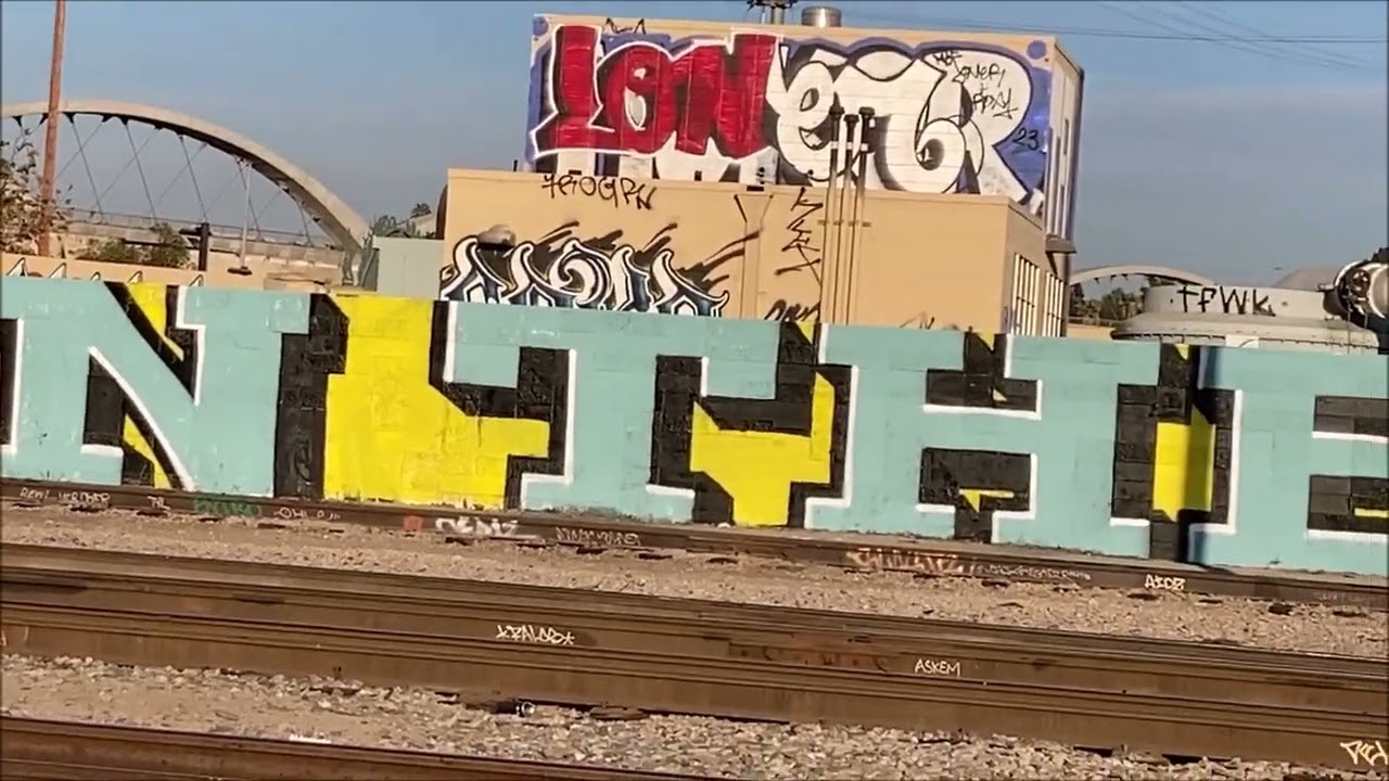 L.A. Graffiti Trashed Streets - Freight Graff - RhymeFest Footage - Tiny Giants Event - Oct 2024