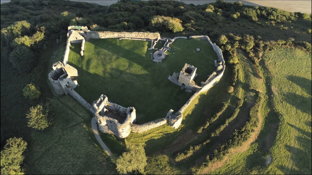 LLANSTEFFAN CASTLE AERIAL DRONE VIDEO, A CARMARTHENSHIRE HIDDEN GEM 😍