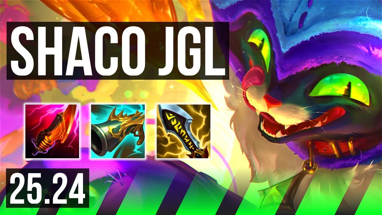 SHACO vs MASTER YI (JGL) | KR Master | 25.24