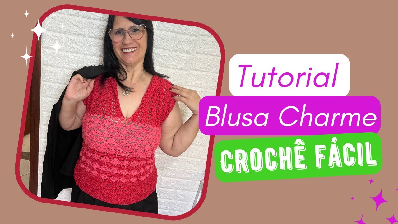 Blusa Charme - Tutorial