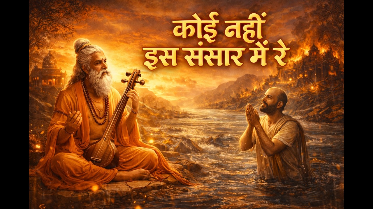 Koi Nahi Is Sansar Mein | Bhaj Man Apna Aap Hi | Spiritual Hindi Bhajan | Devotional Song#song #love