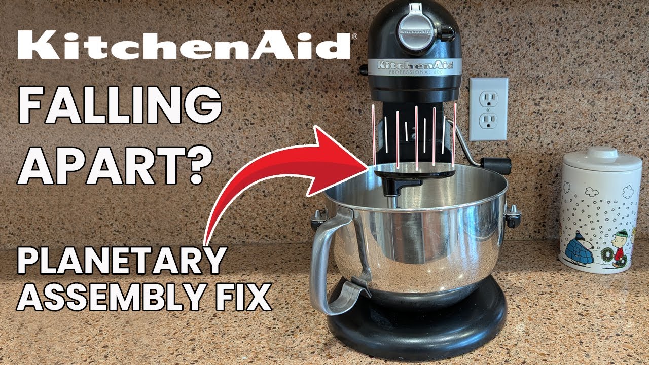 How to Fix a Planetary Assembly on a KitchenAid Professional 600 / Pro 5 Plus Stand Mixer