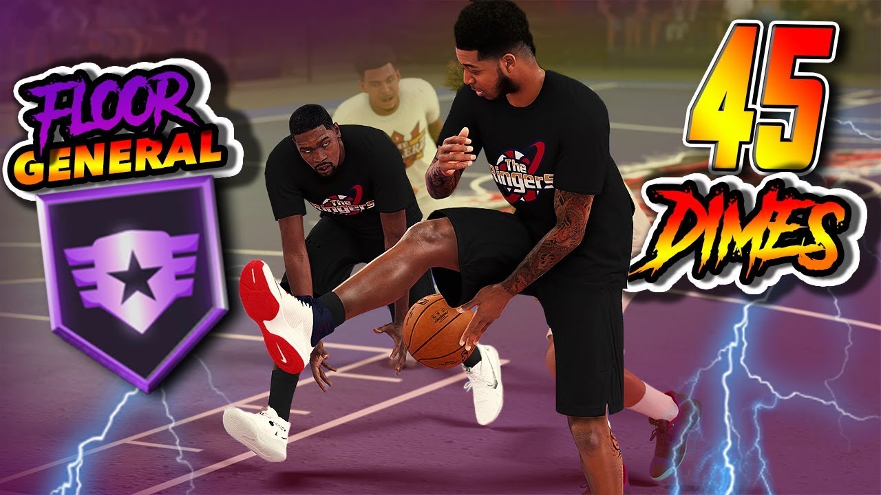 NBA 2K20 - 45 ASSISTS With HOF Floor General / REC & 3v3 Pro-Am