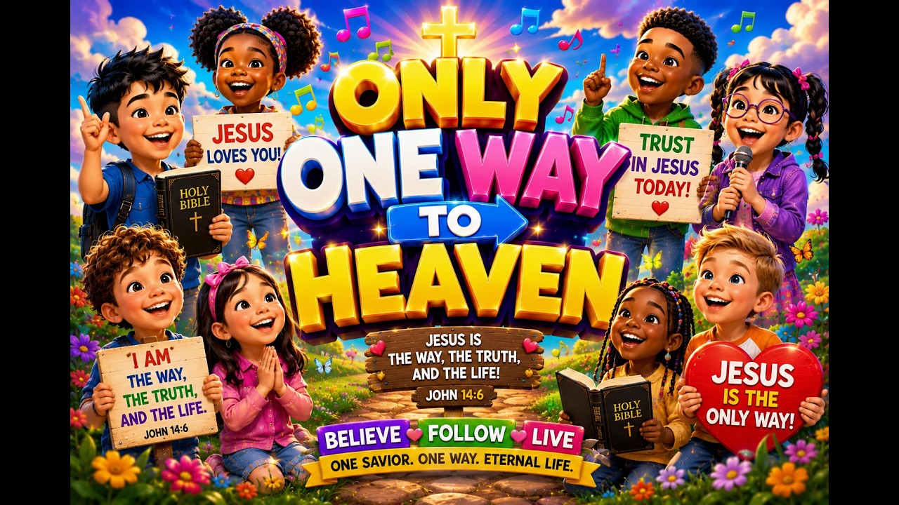 ONLY ONE WAY TO HEAVEN
Kids Praise, Christian Joyful songs, Kids Praise and Worship