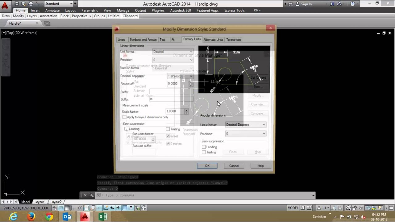 Drip Irrigation system Design with Auto cad (Basics)