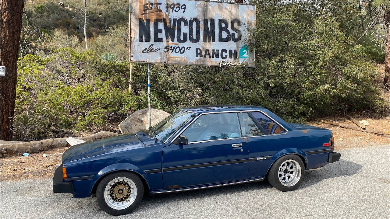 1983 Toyota Corolla 3SGE Beams at Angeles Crest Highway / Real life Initial D? KE70 AE72 AE86