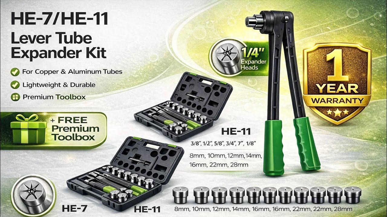 Meet the HE-7 / HE-11 Lever Tube Expander Kit✔ Lightweight & durable design✔ Perfect .