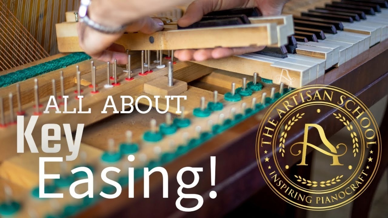 All about Key Easing! #pianotechnician #theartisanschool