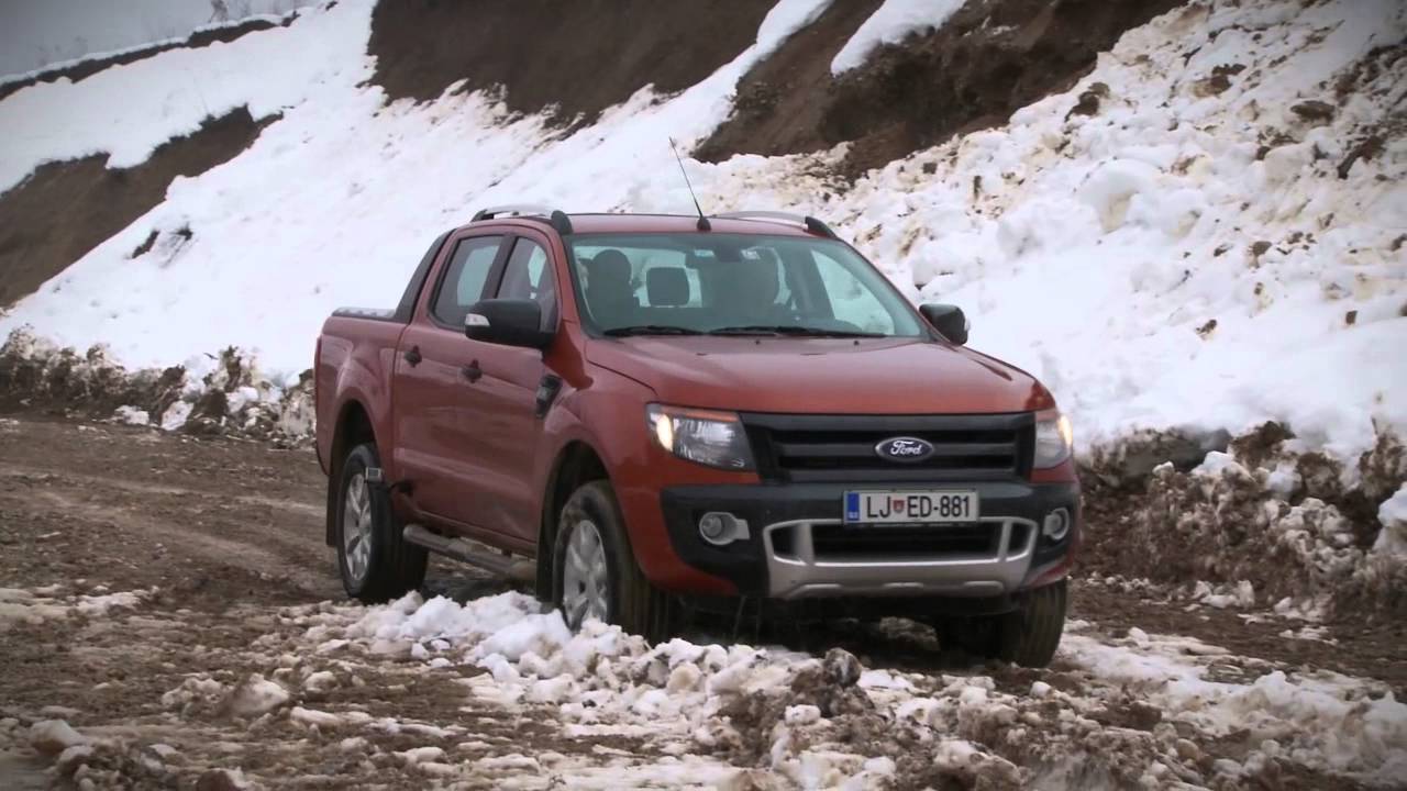 Ford ranger 2013 - preizkus elektronske zapore diferenciala na trasi Slovenia offroad Naklo