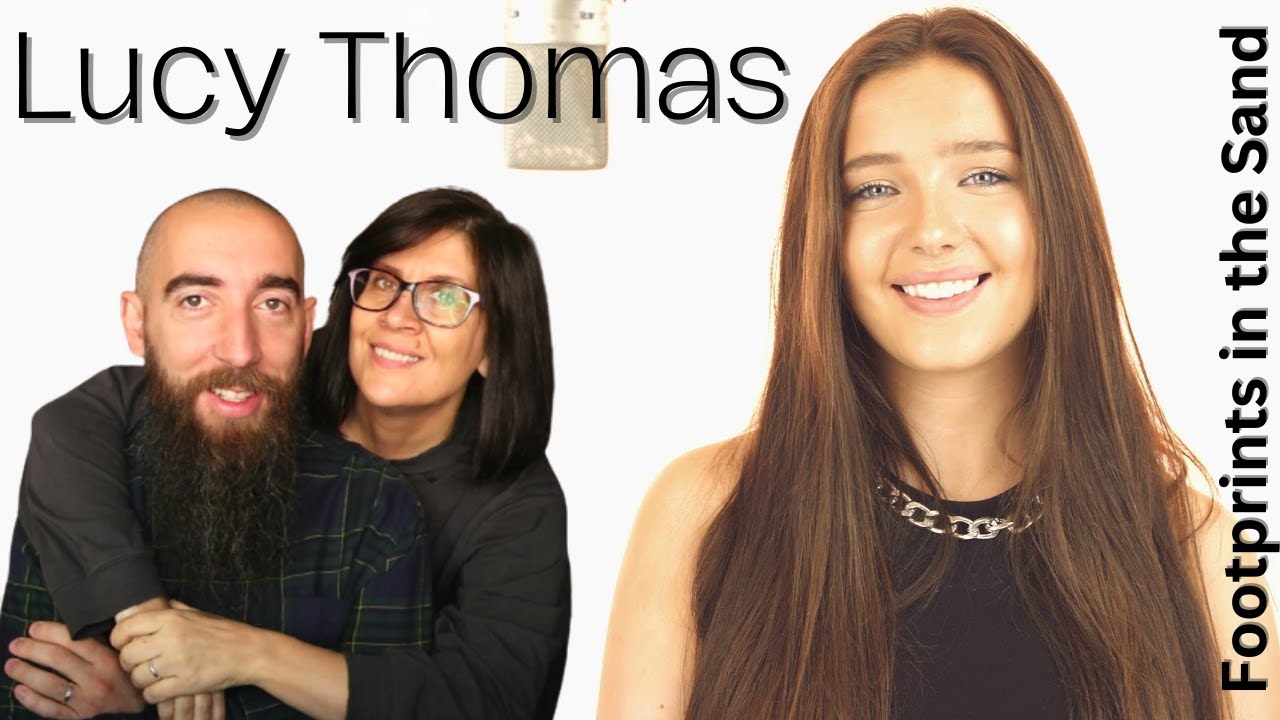Lucy Thomas - Footprints in the Sand (REACTION) with my wife