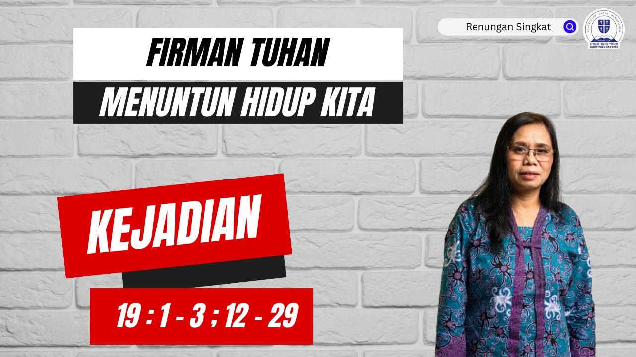 Firman Tuhan Menuntun Hidup Kita - Renungan Singkat STT Saint Paul Bandung