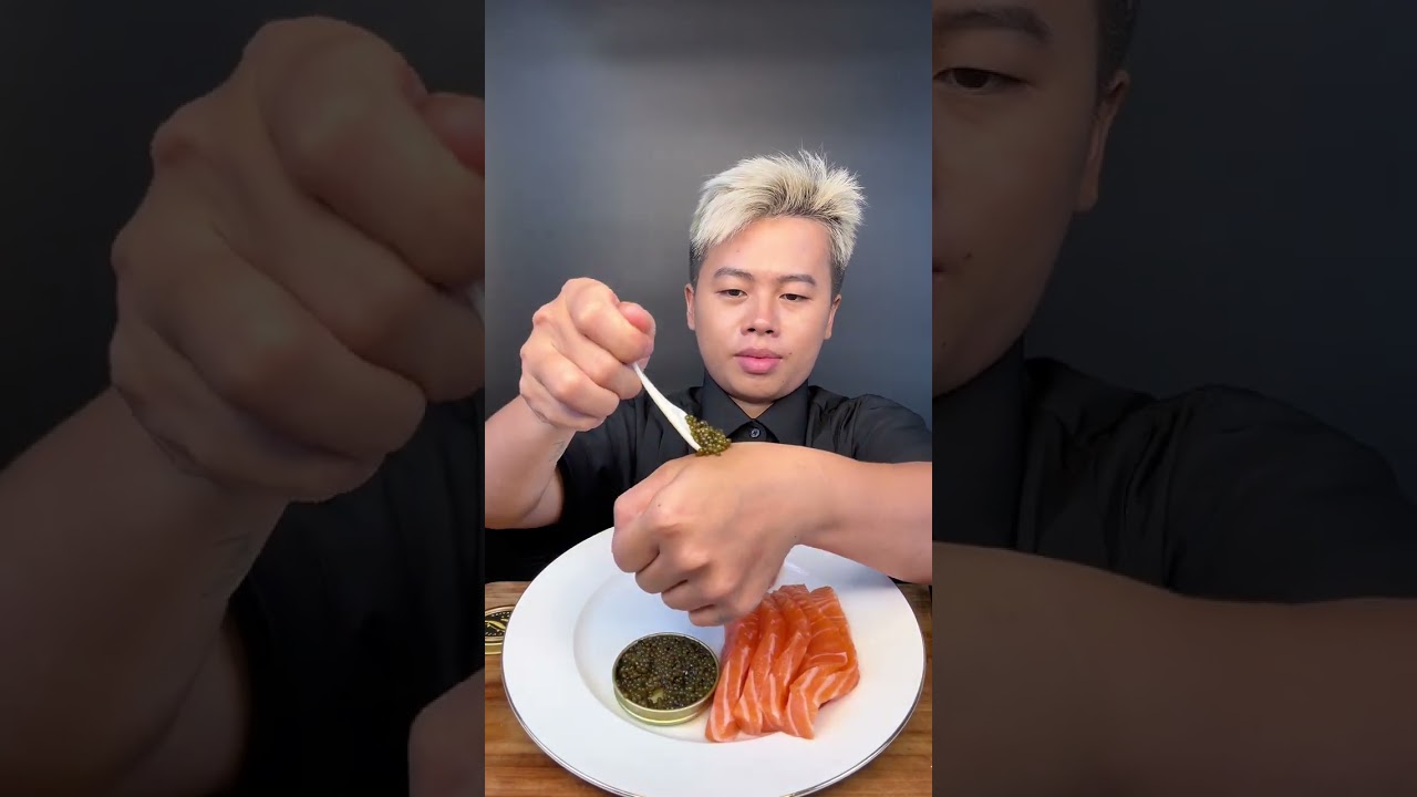 Lần đầu ăn trứng c&aacute; tầm | Đảo Hải Sản | Spicy Kim
