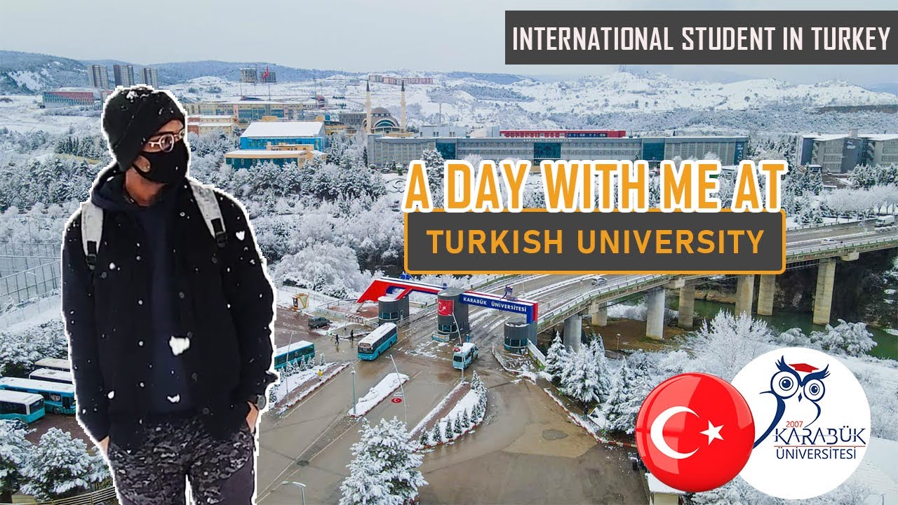 A day with me at Karab&uuml;k &Uuml;niversitesi | Winter in turkey (URDU/HINDI 2022)