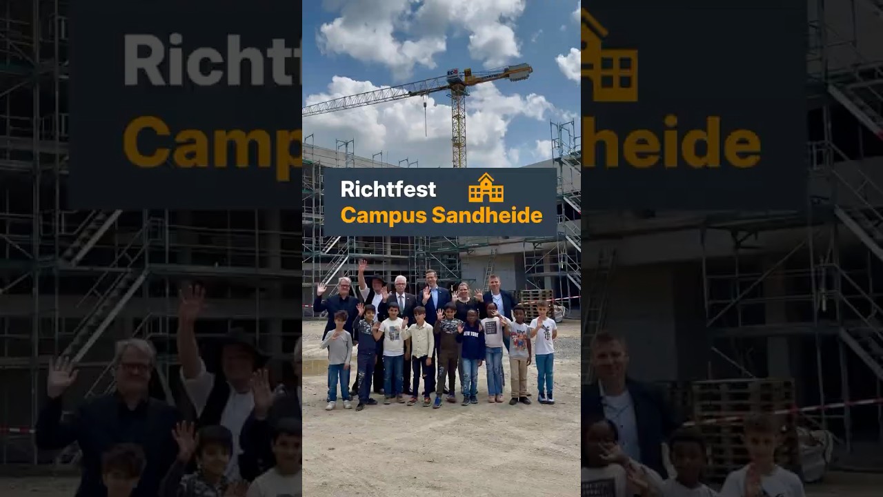 Richtfest Campus Sandheide | Erkrath-Hochdahl | Grundschule Sandheide | F&ouml;rderzentrum Kreis Mettmann