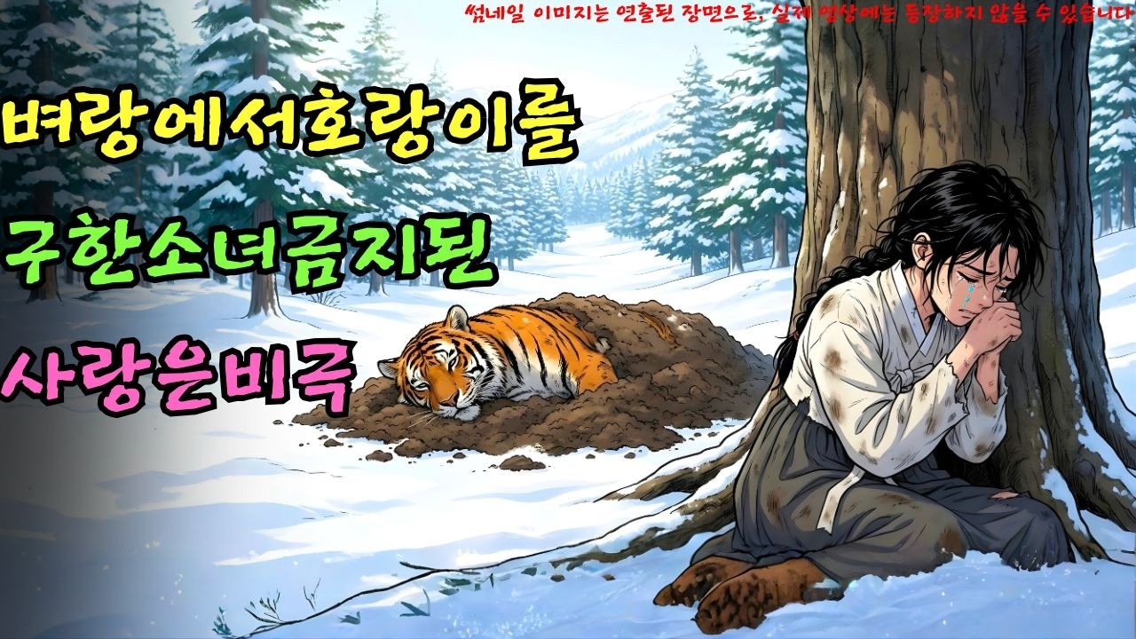 👌잠자기전 듣는 옛날이야기 1시|벼랑에서 호랑이를 구한 소녀, 금지된 사랑은 비극으로 끝나다ㅣ옛날이야기 ㅣ민담 ㅣ오디오북ㅣ전설ㅣ설화 ㅣ야담