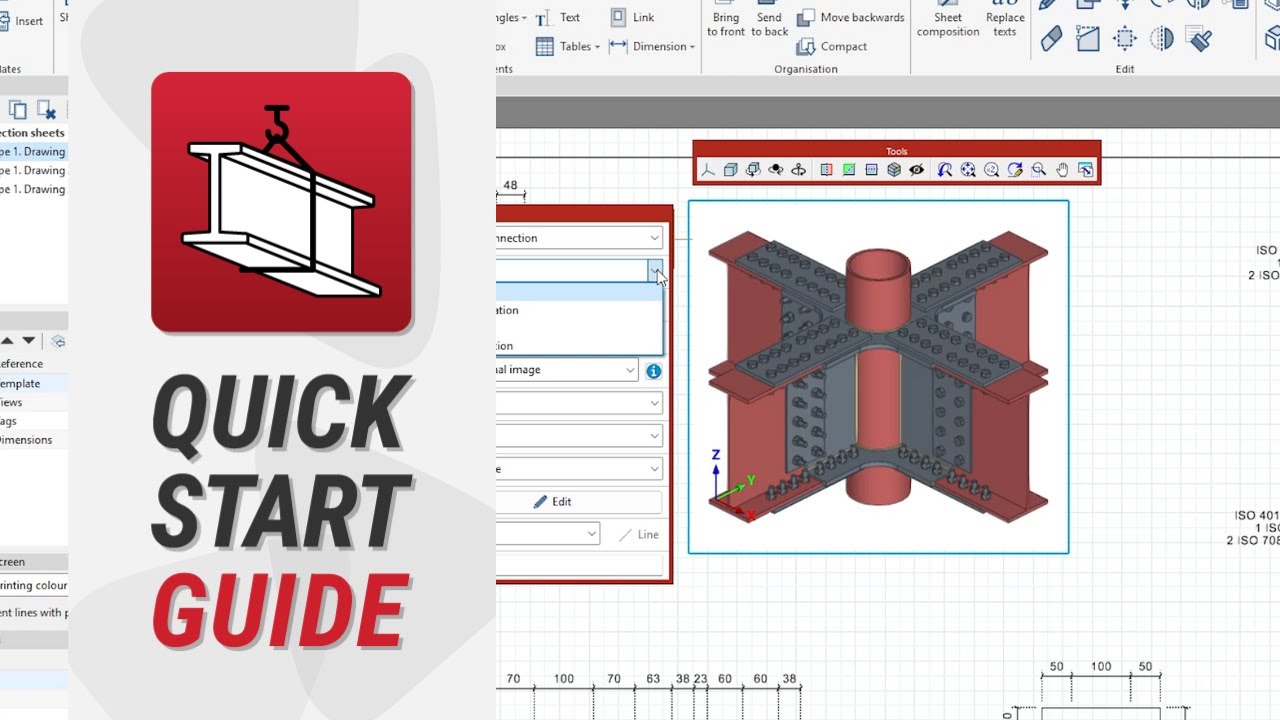 StruBIM Steel: inserción de escenas en láminas